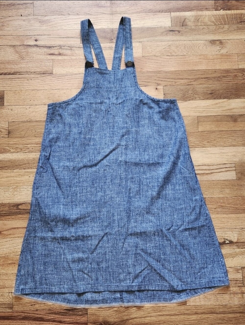 Conscious Clothing Linen Apron Pinafore Dress Sz S